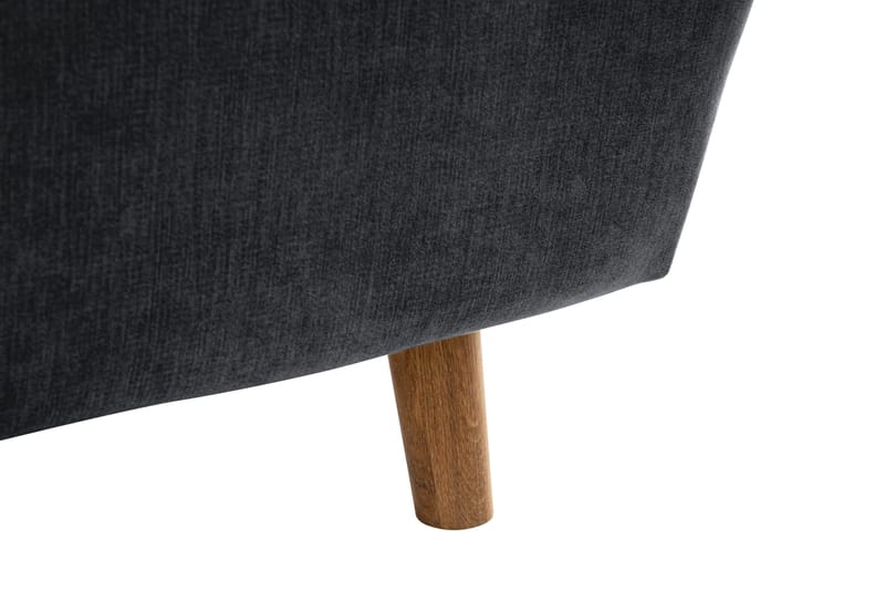 Trend Lyx 6-seters Vendbar L-formet Hjørnesofa i Stoff - Mørk grå - Møbler - Sofaer - Hjørnesofaer