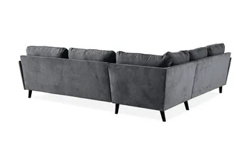 Trend Lyx Hjørnesofa Vendbar - Mørkegrå - Møbler - Sofaer - Hjørnesofaer