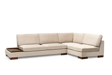 Tulima Sofa med Sjeselong Høyre - Beige/Natur - Møbler - Sofaer - Hjørnesofaer