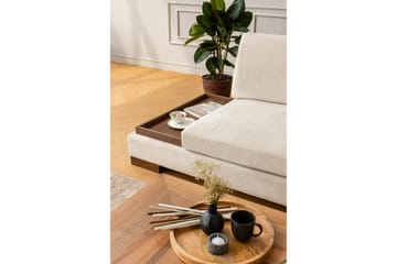 Tulima Sofa med Sjeselong Høyre - Beige/Natur - Møbler - Sofaer - Hjørnesofaer