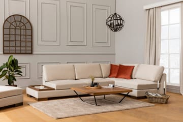 Tulima Sofa med Sjeselong Høyre - Beige/Natur - Møbler - Sofaer - Hjørnesofaer