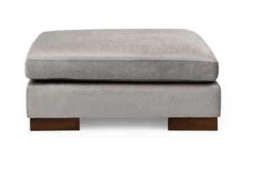 Tulima Sofa med Sjeselong m Krakk Venstre - Lysegrå/Natur - Møbler - Sofaer - Hjørnesofaer