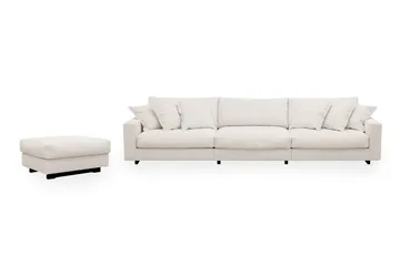 Valencia sofagruppe ekstra dyp 5-seters sofa + fotskammel