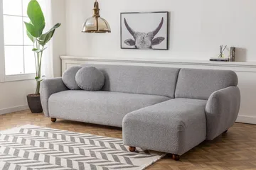 Whitecliffs Divansofa 3-seters - Grå - Møbler - Sofaer - Hjørnesofaer