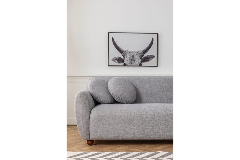 Whitecliffs Divansofa 3-seters - Grå - Møbler - Sofaer - Hjørnesofaer