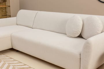 Whitecliffs Divansofa 3-seters - Hvit - Møbler - Sofaer - Sofaer med sjeselong - 3 seters sofa med divan