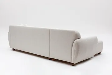 Whitecliffs Divansofa 3-seters - Hvit - Møbler - Sofaer - Sofaer med sjeselong - 3 seters sofa med divan