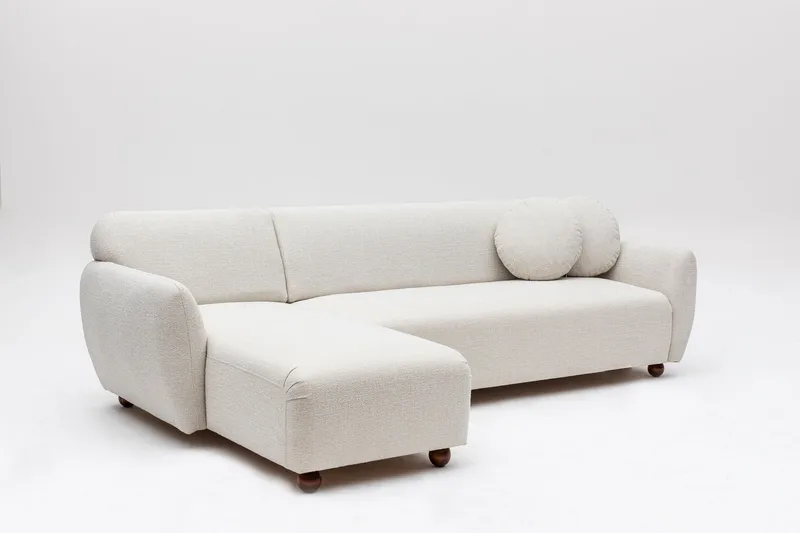 Whitecliffs Divansofa 3-seters - Hvit - Møbler - Sofaer - Sofaer med sjeselong - 3 seters sofa med divan