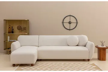 Whitecliffs Divansofa 3-seters - Hvit - Møbler - Sofaer - Sofaer med sjeselong - 3 seters sofa med divan