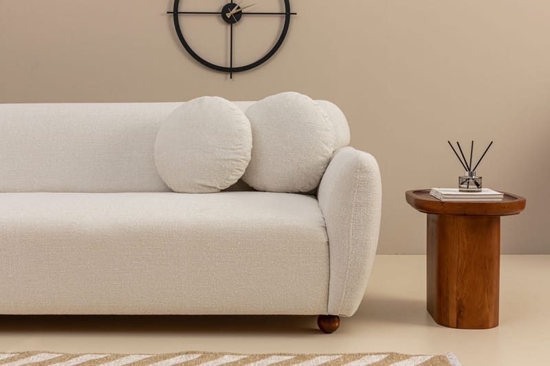Whitecliffs Divansofa 3-seters - Hvit - Møbler - Sofaer - Sofaer med sjeselong - 3 seters sofa med divan