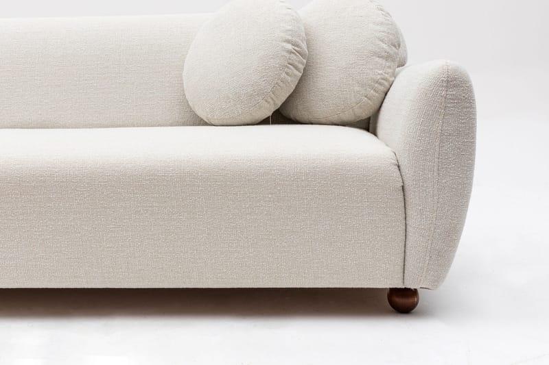 Whitecliffs Divansofa 3-seters - Hvit - Møbler - Sofaer - Sofaer med sjeselong - 3 seters sofa med divan