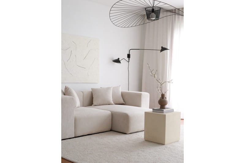 Yolo Hjørnesofa 2-seter - Hvit - Møbler - Sofaer - Hjørnesofaer - Hjørnesofa med divan