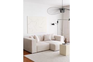 Yolo Hjørnesofa 2-seter - Hvit - Møbler - Sofaer - Hjørnesofaer - Hjørnesofa med divan