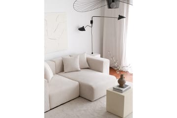 Yolo Hjørnesofa 2-seter - Hvit - Møbler - Sofaer - Hjørnesofaer - Hjørnesofa med divan