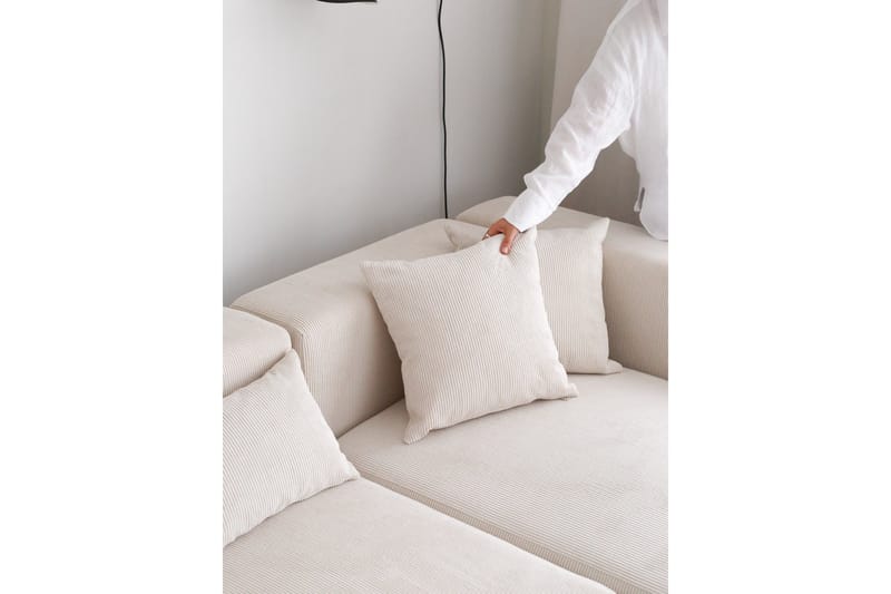 Yolo Hjørnesofa 4-seter - Hvit - Møbler - Sofaer - Hjørnesofaer - Hjørnesofa med divan