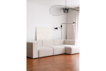 Yolo Hjørnesofa 4-seter - Hvit - Møbler - Sofaer - Hjørnesofaer - Hjørnesofa med divan