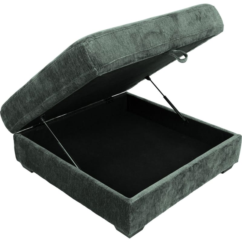 Hjørnesofa/ottoman Denvi - mintgrønn - Møbler - Sofaer - Fløyelssofaer