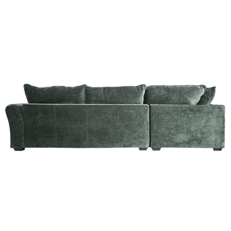 Hjørnesofa/ottoman Denvi - mintgrønn - Møbler - Sofaer - Fløyelssofaer