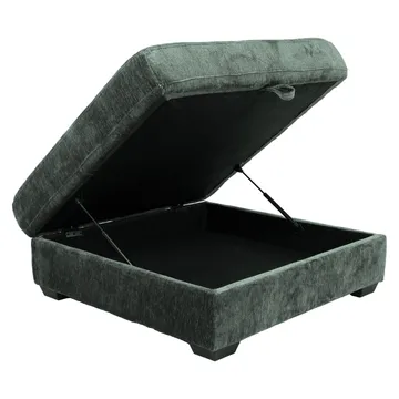 Hjørnesofa/ottoman Denvi - mintgrønn - Møbler - Sofaer - Fløyelssofaer