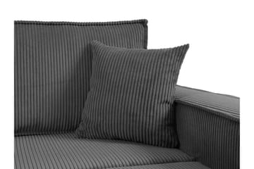Hobson 3-seter Sovesofa 245 cm med Oppbevaring i Manchesterstoff - Grønn - Møbler - Sofaer - 3 seter sofa