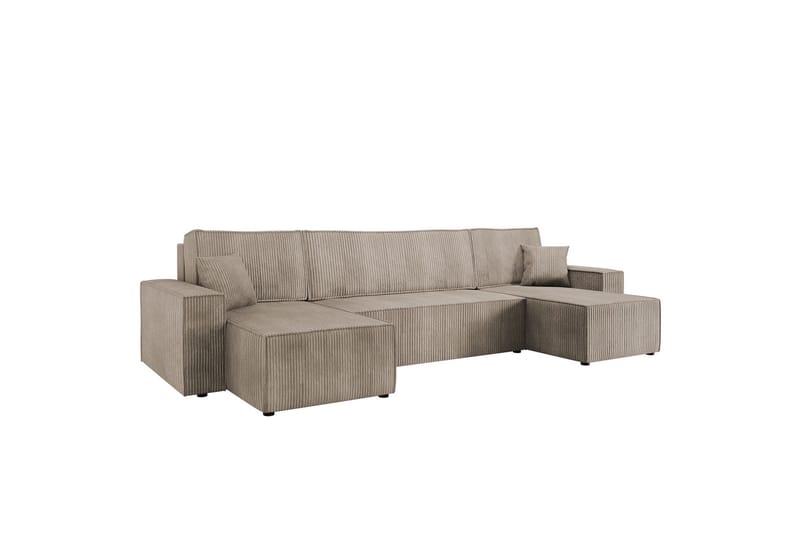 Hobson Sofa Dobbel sjeselong 4-seter, Beige