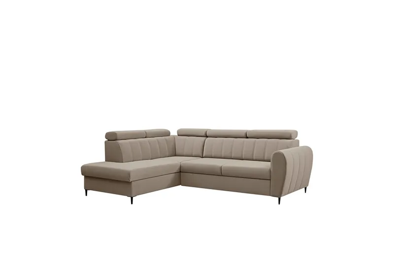 Hoffman Sofa med Sjeselong 3-seter, Beige