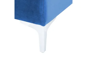 Hörnsektion Beliani Evja Blå blue - Møbler - Sofaer - Modulsofaer - Hjørnemodul