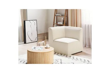 Hörnsektion Beliani Lemvig Beige NO_BRAND Beige - Møbler - Sofaer - Modulsofaer - Hjørnemodul