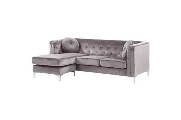 Hörnsoffa Beliani Flen Högervänd NO_BRAND Left-faced - Møbler - Sofaer - Sofagrupper