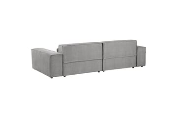 Hörnsoffa Beliani Hellnar Beige, Högervänd NO_BRAND Grey Right-faced - Møbler - Sofaer - Sofagrupper
