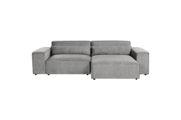 Hörnsoffa Beliani Hellnar Beige, Högervänd NO_BRAND Grey Right-faced - Møbler - Sofaer - Sofagrupper