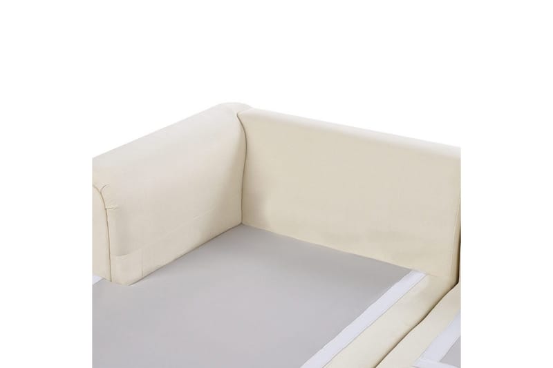 Hörnsoffa Beliani Kohlo Högervänd NO_BRAND Beige - Møbler - Sofaer - Sofagrupper