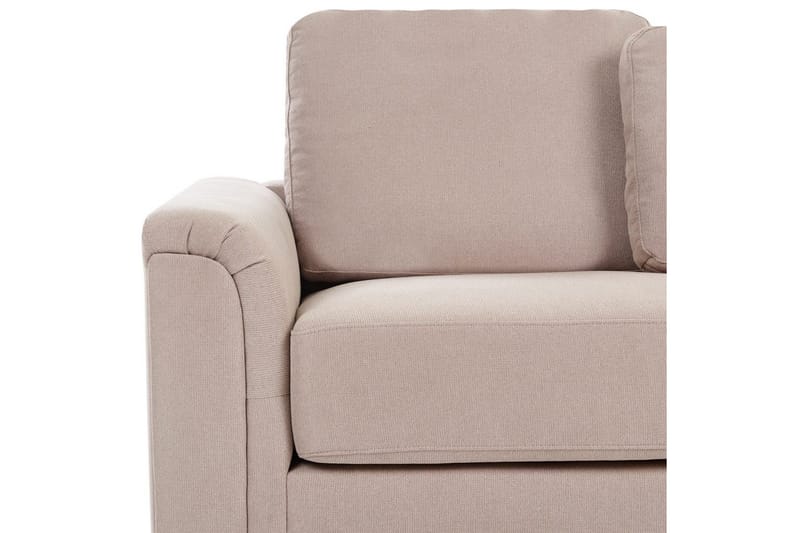 Hörnsoffa Beliani Kohlo Vänstervänd Taupe - Møbler - Sofaer - Sofagrupper