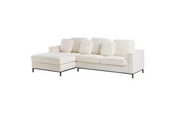 Hörnsoffa Beliani Oslo Högervänd Left-faced - Møbler - Sofaer - Sofaer med sjeselong