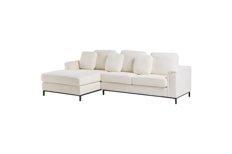 Hörnsoffa Beliani Oslo Högervänd Left-faced - Møbler - Sofaer - Sofaer med sjeselong