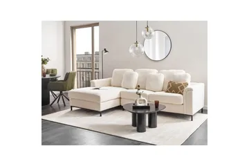 Hörnsoffa Beliani Oslo Högervänd Left-faced - Møbler - Sofaer - Sofaer med sjeselong