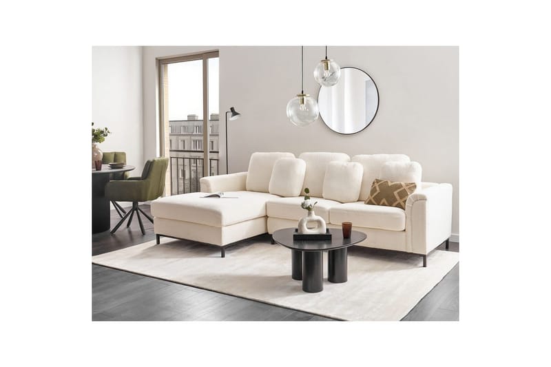 Hörnsoffa Beliani Oslo Högervänd Left-faced - Møbler - Sofaer - Sofaer med sjeselong