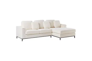 Hörnsoffa Beliani Oslo Högervänd Right-faced - Møbler - Sofaer - Sofaer med sjeselong