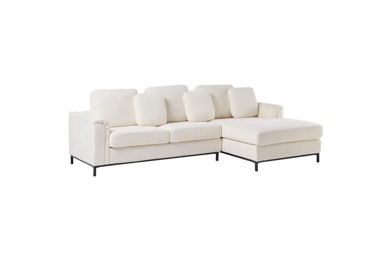 Hörnsoffa Beliani Oslo Högervänd Right-faced - Møbler - Sofaer - Sofaer med sjeselong