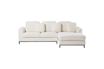 Hörnsoffa Beliani Oslo Högervänd Right-faced - Møbler - Sofaer - Sofaer med sjeselong