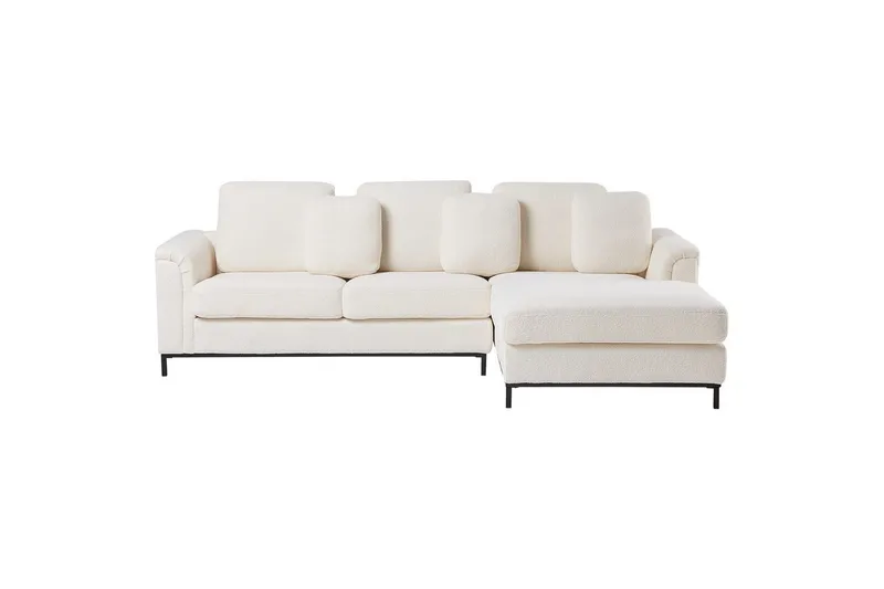 Hörnsoffa Beliani Oslo Högervänd Right-faced - Møbler - Sofaer - Sofaer med sjeselong