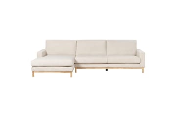 Hörnsoffa Beliani Siggard Beige, ljust trä Beige||Light colored wood VALUE_MISSING_1 - Møbler - Sofaer - Sofagrupper