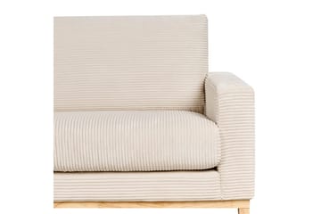 Hörnsoffa Beliani Siggard Beige, ljust trä Beige||Light colored wood VALUE_MISSING_1 - Møbler - Sofaer - Sofagrupper
