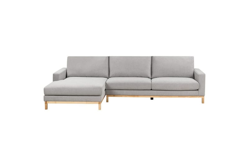 Hörnsoffa Beliani Siggard Beige, ljust trä Graphite grey||Light colored wood VALUE_MISSING_4 - Møbler - Sofaer - Sofagrupper