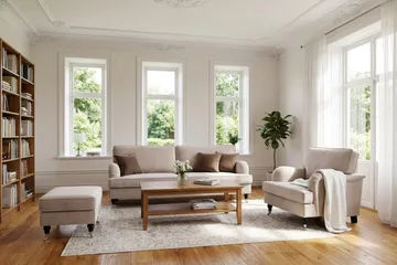Howard Classic 3-seters Sofa - Beige - Møbler - Sofaer - Howard-sofaer