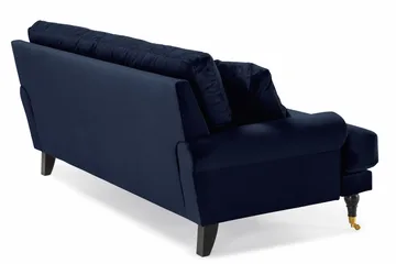 Andrew 2-seters Fløyelssofa - Blå - Møbler - Sofaer - Howard-sofaer