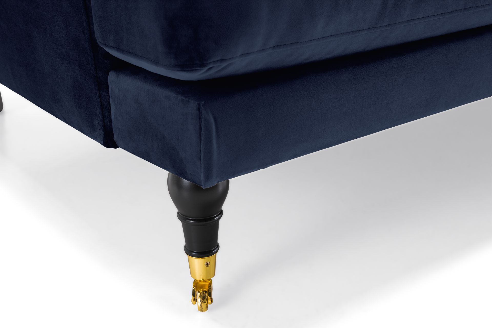 Andrew 2-seters Fløyelssofa - Blå - Møbler - Sofaer - Fløyelssofaer