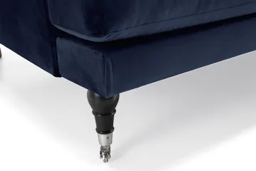 Andrew 2-seters Fløyelssofa - Blå - Møbler - Sofaer - Howard-sofaer