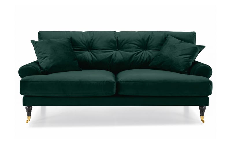 Andrew 2-seters Fløyelssofa - Grønn - Møbler - Sofaer - Fløyelssofaer