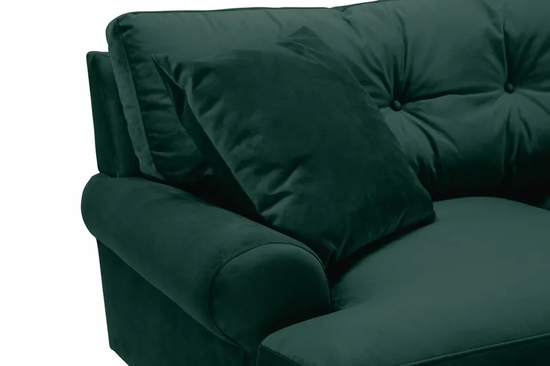 Andrew 2-seters Fløyelssofa - Grønn - Møbler - Sofaer - Howard-sofaer
